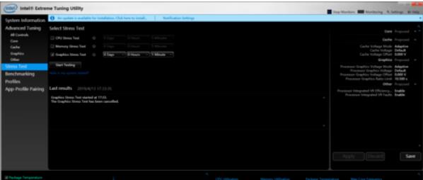 Intel Extreme Tuning Utility具体使用方法