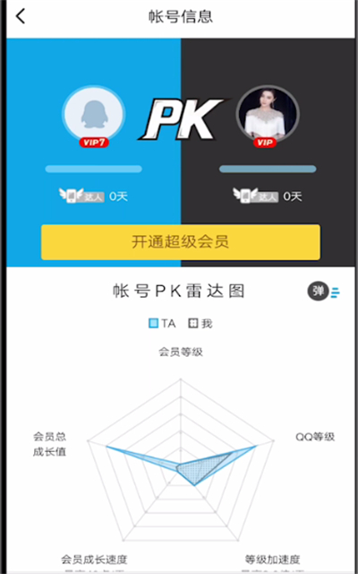 qq中查看双人pk的使用操作方法