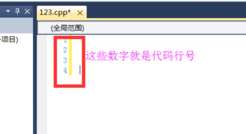 Visual Studio 2010显示代码行号的操作步骤