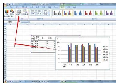 excel2007进行图表数据展示的相关操作步骤