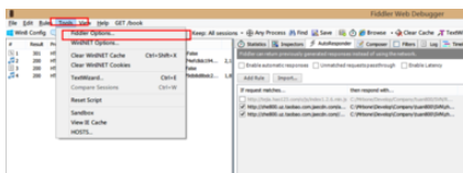 fiddler代理配置的操作教程