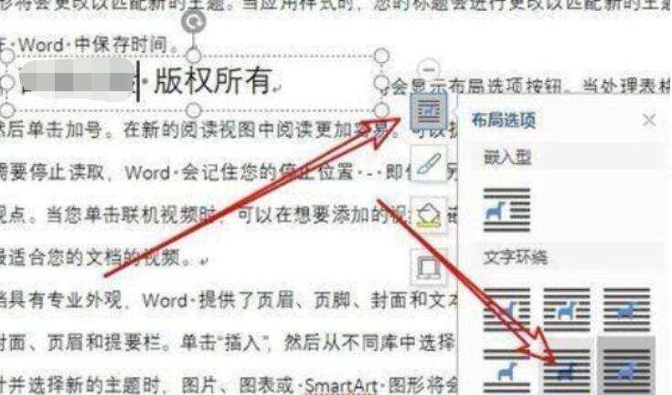 wps2019中文本框添加水印的具体步骤