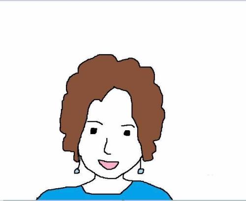 画图工具绘制卡通头像的具体方法