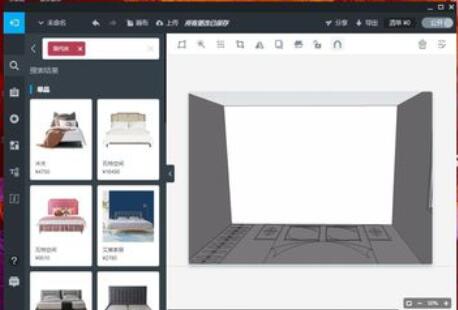 美间软装软件设计室内立面效果图的操作方法