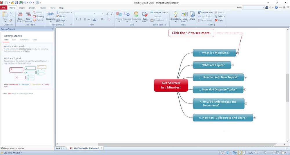 mindmanager设置项目间距的详细方法介绍