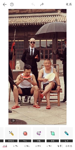 马卡龙玩图自选背景图的操作过程