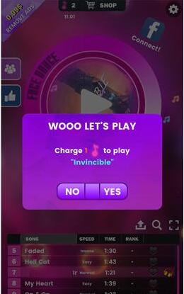 在脸部跳舞机APP中开始游戏的具体步骤