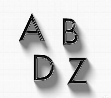 11.png 在PS中绘制出立体阴影文字效果的具体操作步骤