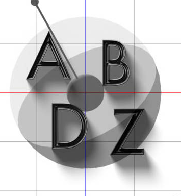 11.png 在PS中绘制出立体阴影文字效果的具体操作步骤