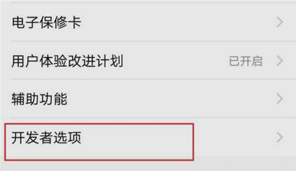 在vivonex中开发者选项位置的详细介绍