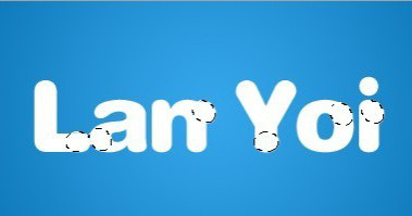 Photoshop打造出哆啦A梦字体的操作流程