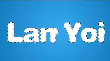 Photoshop打造出哆啦A梦字体的操作流程