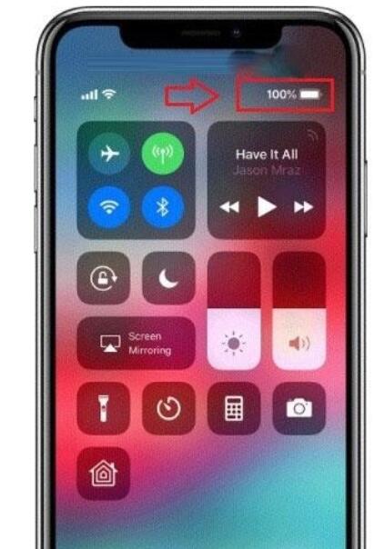 iphone xr电池百分比查看方法
