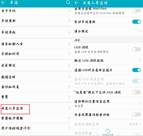 在华为mate10中开启开发者选项的方法讲解