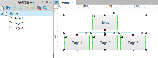 Axure绘制流程图的具体操作