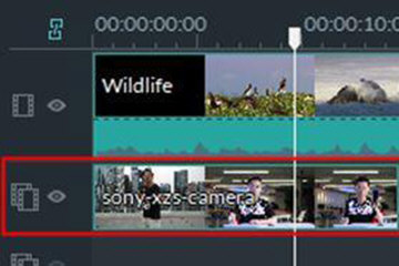 万兴神剪手添加轨道的具体操作