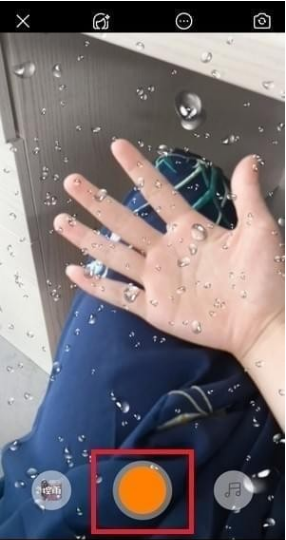 在快手app里制作控雨效果的方法讲解