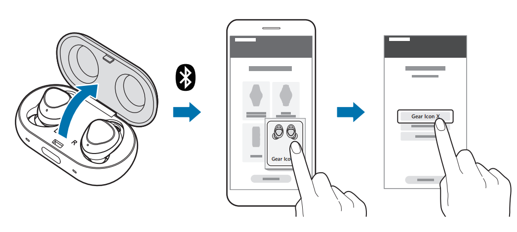 三星Gear IconX 2018耳机连接的步骤讲解
