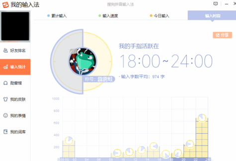 在搜狗输入法中查看输入统计的图文教程