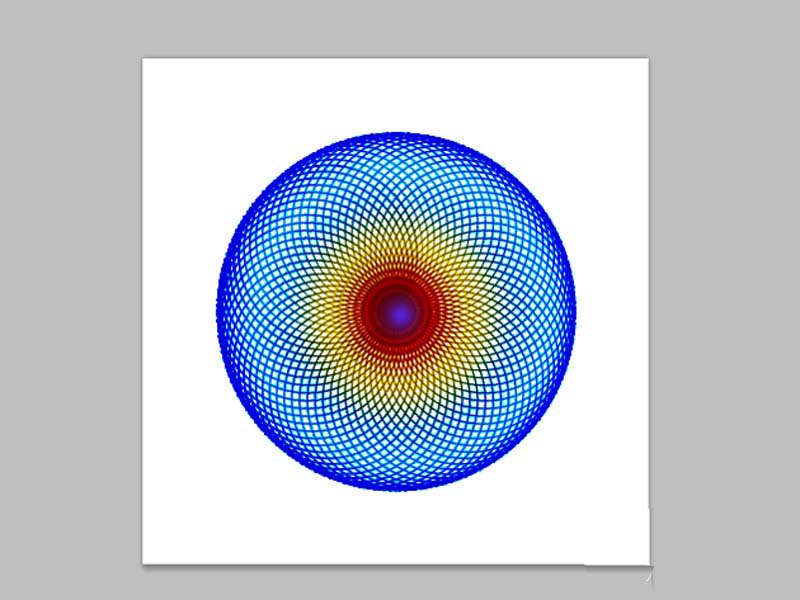 ps技巧!设计高科技感的圆形图形