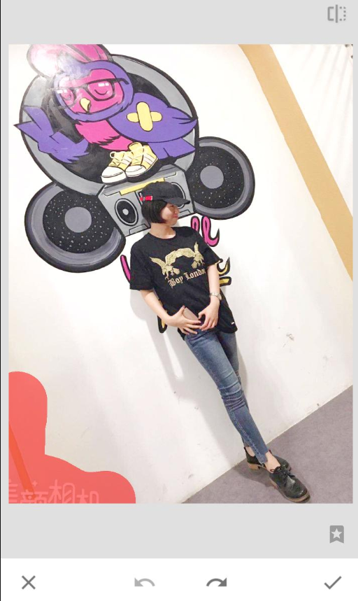 在snapseed中修出大长腿的详细讲解