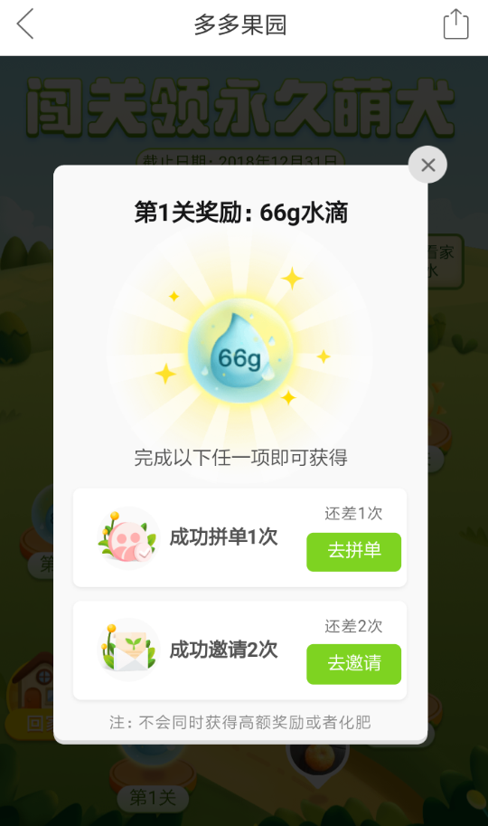 在拼多多果园里养狗的简单教程分享