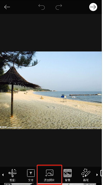 通过PicsArt合成照片的操作流程