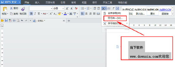 wps小技巧!双行合一的方法介绍