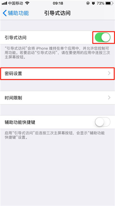 在iphonex中打开引导式访问的详细步骤