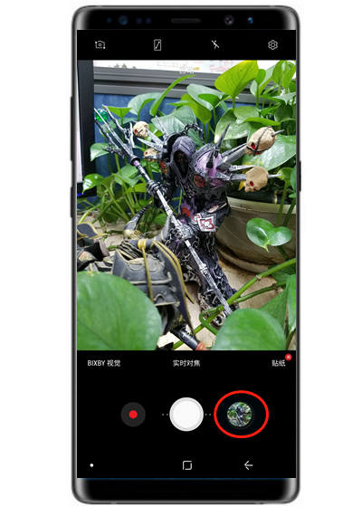 三星note8查看连拍照片的操作流程