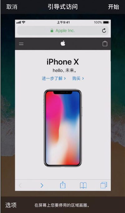 iPhone使用引导式访问的操作过程