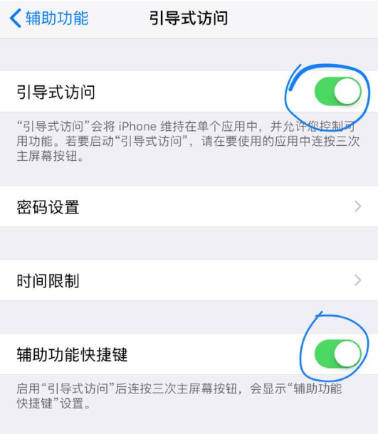 iPhone打开引导式访问功能的基础操作