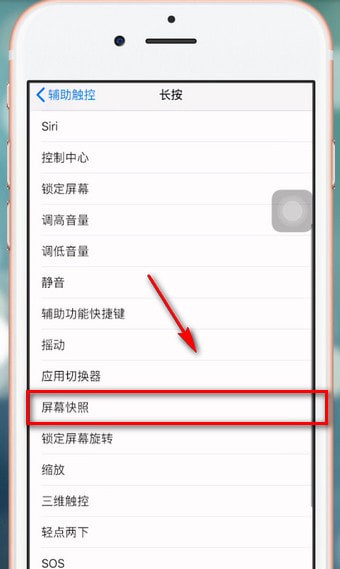 苹果手机进行截屏的详细操作