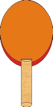 cdr制作彩色乒乓球拍的操作过程