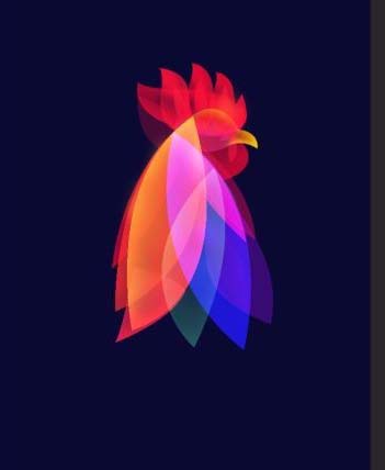 ps制作彩色鸡头海报的图文操作