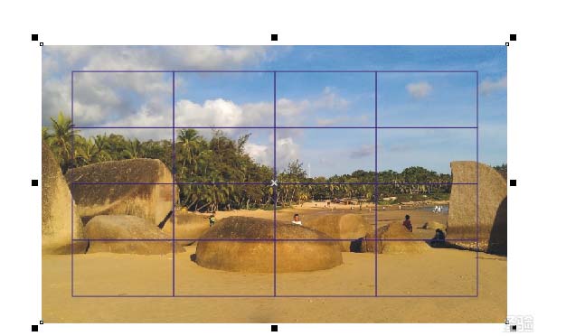 cdr制作网状图片的图文操作