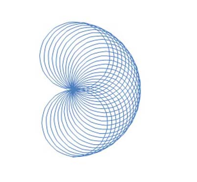 ppt制作心形螺旋线图形的图文操作