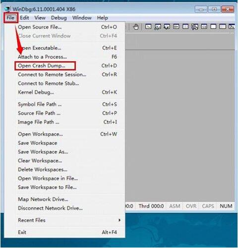 win7系统打开dmp文件的基础操作