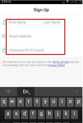 snow的具体注册操作流程