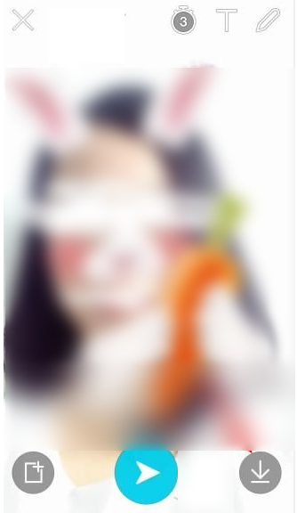 在snow中将拍出照片分享到朋友圈的详细步骤