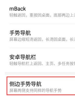 魅族16xs设置侧边手势导航的详细操作步骤