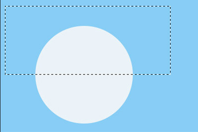 PhotoShop制作半圆的操作流程