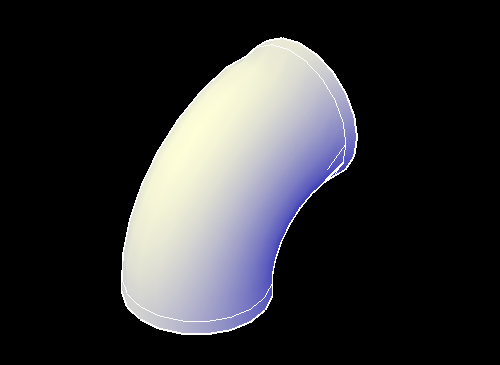 AutoCAD制作水管弯头的操作流程