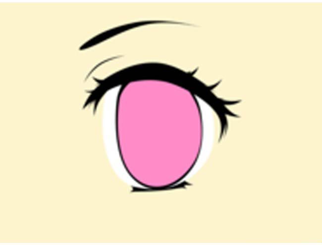ps制作动漫人物眼睛的图文操作