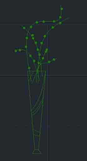 cad制作一盆立体植物的详细操作