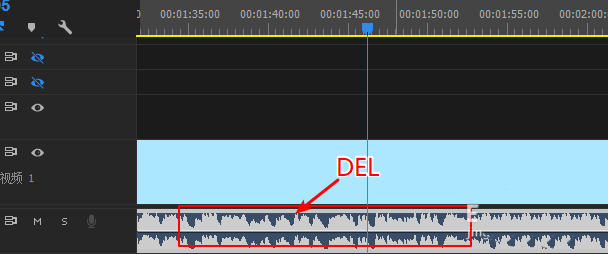 Premiere恢复删除音频的图文操作