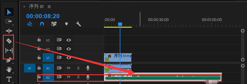 利用premiere录制视频画外音的简单教程