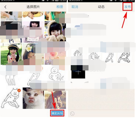 爪爪app发动态的简单操作