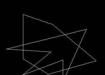 CAD将分散的线段合并成一个整体的操作流程