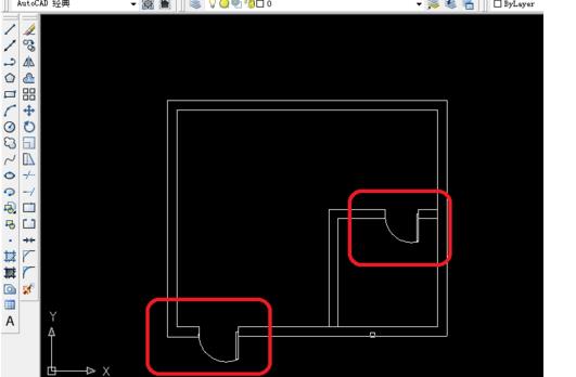 cad做出门模型的操作流程